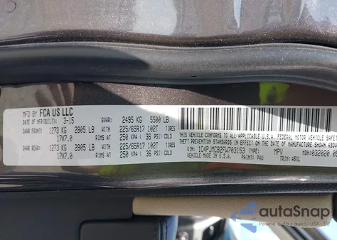 2015 Jeep Cherokee Latitude from USA, damaged, VIN 1C4PJMCB2FW703153